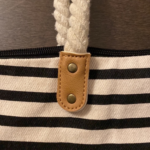 Striped beach bag! - Picture 4 of 5